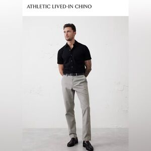 NWT Banana Republic Men’s Athletic Lived-In Chino - Cliff Gray, 29x32